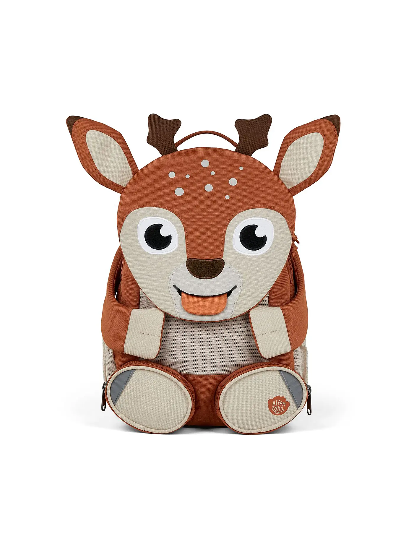 AFFENZAHN | Kinder Rucksack Große Freunde - Otter | braun